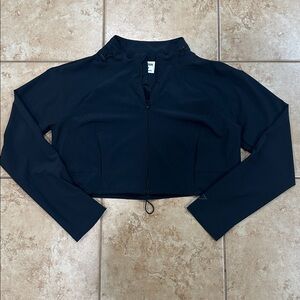 Gymshark Black Zip-Up Jacket Kendra & Kathryn